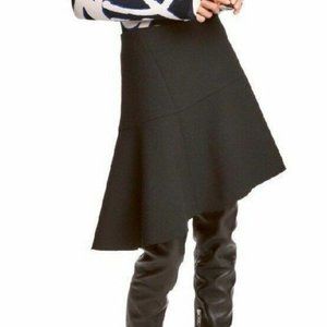 New! H&M Studio Wool Blend Asymmetrical Skirt